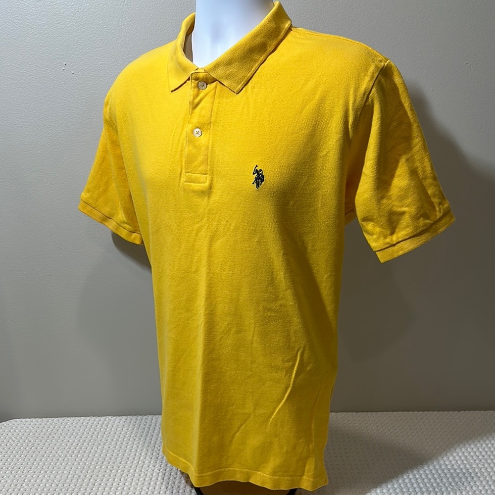 U.S. Polo Assn. Yellow Polo Shirt Classic Cotton Pique